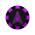 Casino - Purple Icons Zeichen