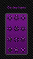 Casino - Purple Icons Screenshot 1