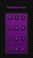 Casino - Purple Icons Screenshot 2