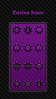 Casino - Purple Icons Screenshot 3