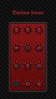 Casino - Red Icons ảnh chụp màn hình 1