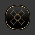 Classic Gold Line Icon Pack