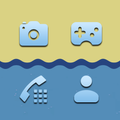 Crisp Blue Icons