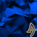 Polygons Blue Xperien Theme APK