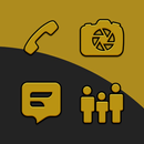 Black Lined Yellow - Frameless APK