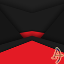 Black Red Spectra XZ Theme APK