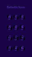 Galactic Deep Violet Icon Pack Ekran Görüntüsü 2
