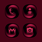 Galactic Red Icon Pack icon