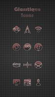 Glasstique Red Icons imagem de tela 3