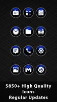 Glossy Blue Icon Pack Cartaz