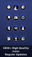 Glossy Blue Icon Pack syot layar 1