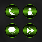 Delight Green Icon Pack ikon