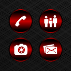 Delight Red Icons icône