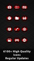 Delight Red Icons Affiche