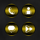 Delight Yellow Icon Pack APK