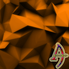 Polygons Orange Xperien Theme иконка