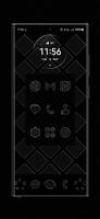 Liquid Black Icon Pack постер