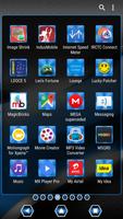 Metallic Steel Cyan XZ Theme скриншот 2