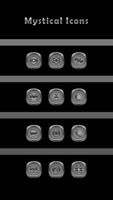 Mystical Silver Icons Affiche