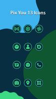 Pix You Android 13 Dark Icons poster