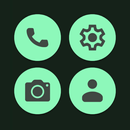 Pix You Emerald Light Icons APK