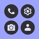 Pix You Indigo Dark Icons APK