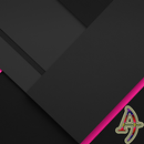 XZ Pink On Black Theme APK