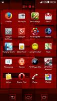 Tiles Red Xperien Theme скриншот 3