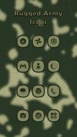 Rugged Army Light Icon Pack постер