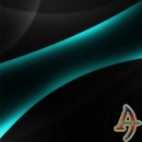 Darkness Teal On Black X Theme APK