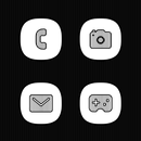 Vertical Black Lines Icons APK