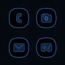 Vertical Blue Lines Icons APK