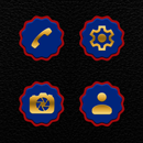 X-mas Blue Red Icons APK
