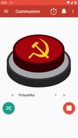 Communism Button Plakat