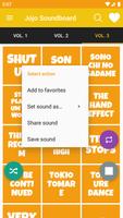 برنامه‌نما JoJo Soundboard عکس از صفحه