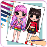 كيفية رسم المشاهير لطيف