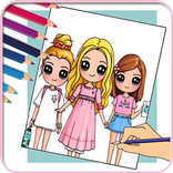 كيفية رسم فتاة لطيفة