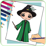 كيفية رسم الساحرة