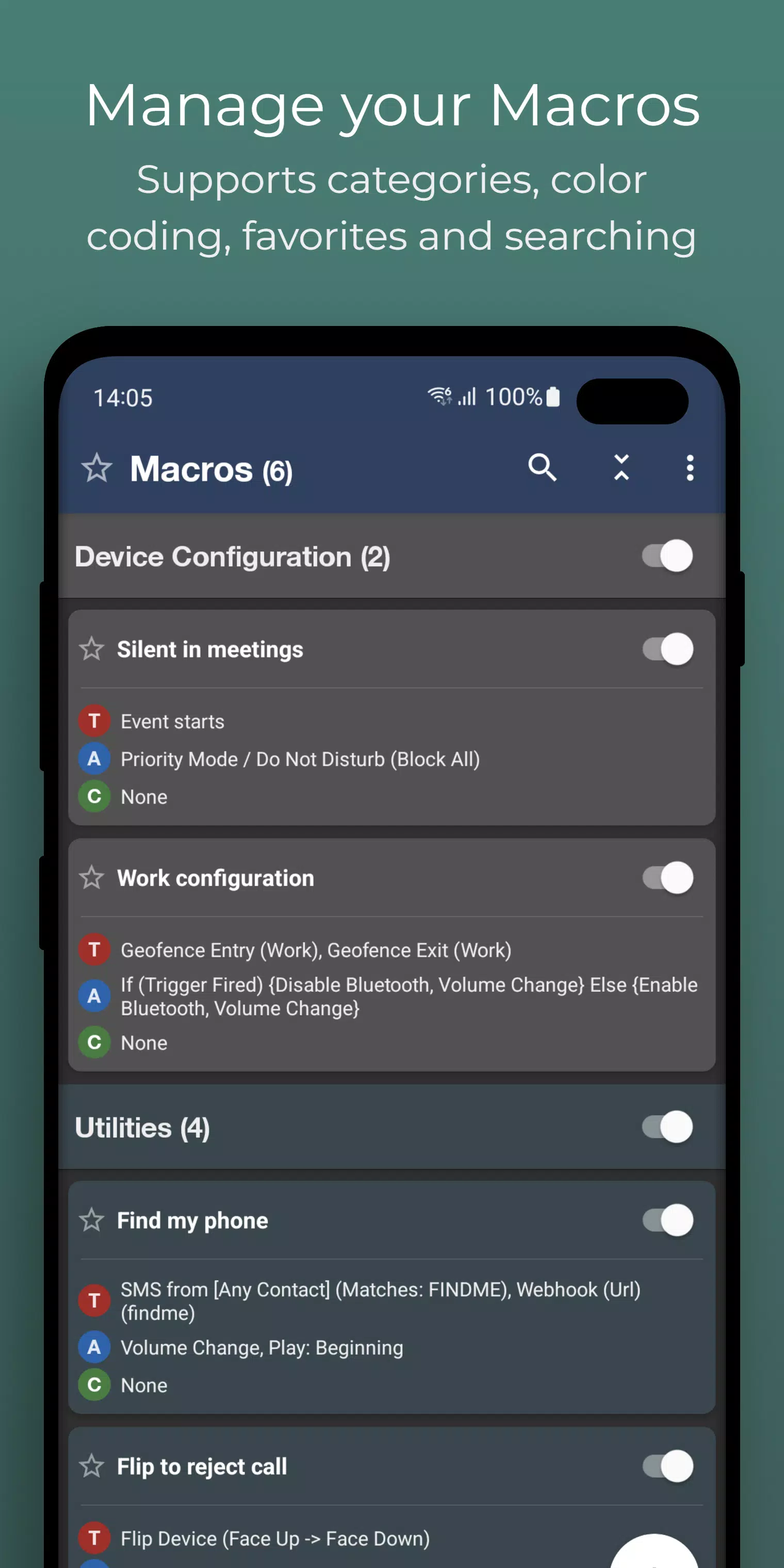 MacroDroid智能触发器中文版 点击查看大图