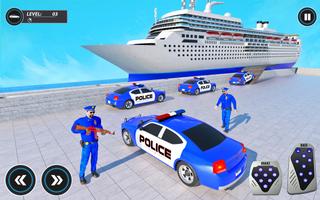 Police Vehicle Transport Games Affiche