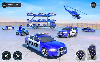 Police Vehicle Transport Games capture d'écran 2