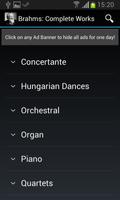 Brahms: Complete Works captura de pantalla 1