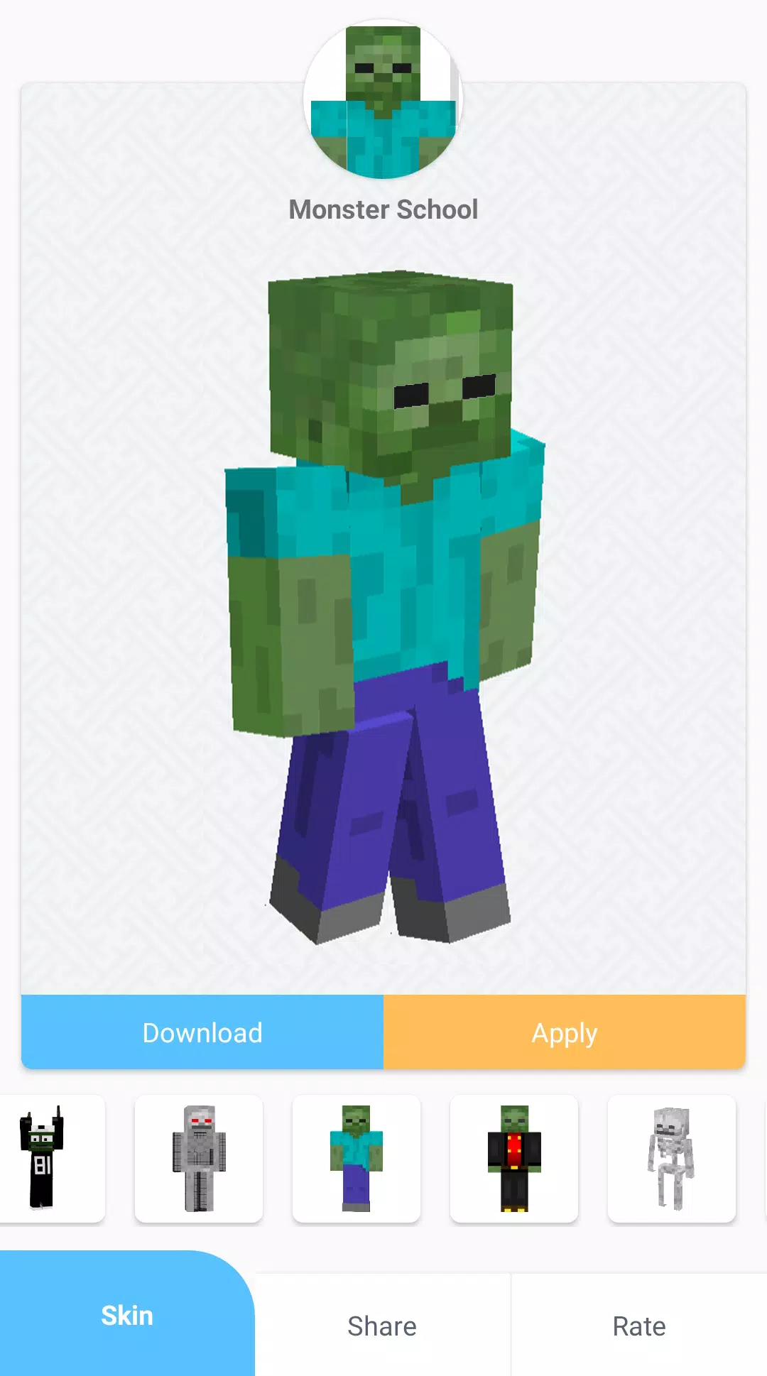 Monster school herobrine Minecraft Skins