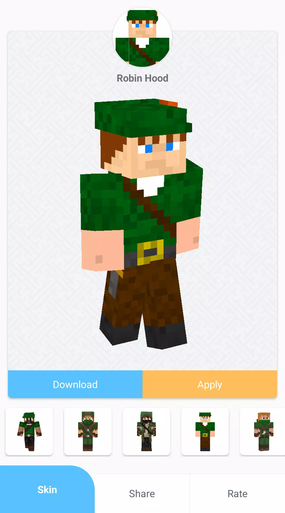 Robin Hood Gamer Skins Mcpe APK for Android Download