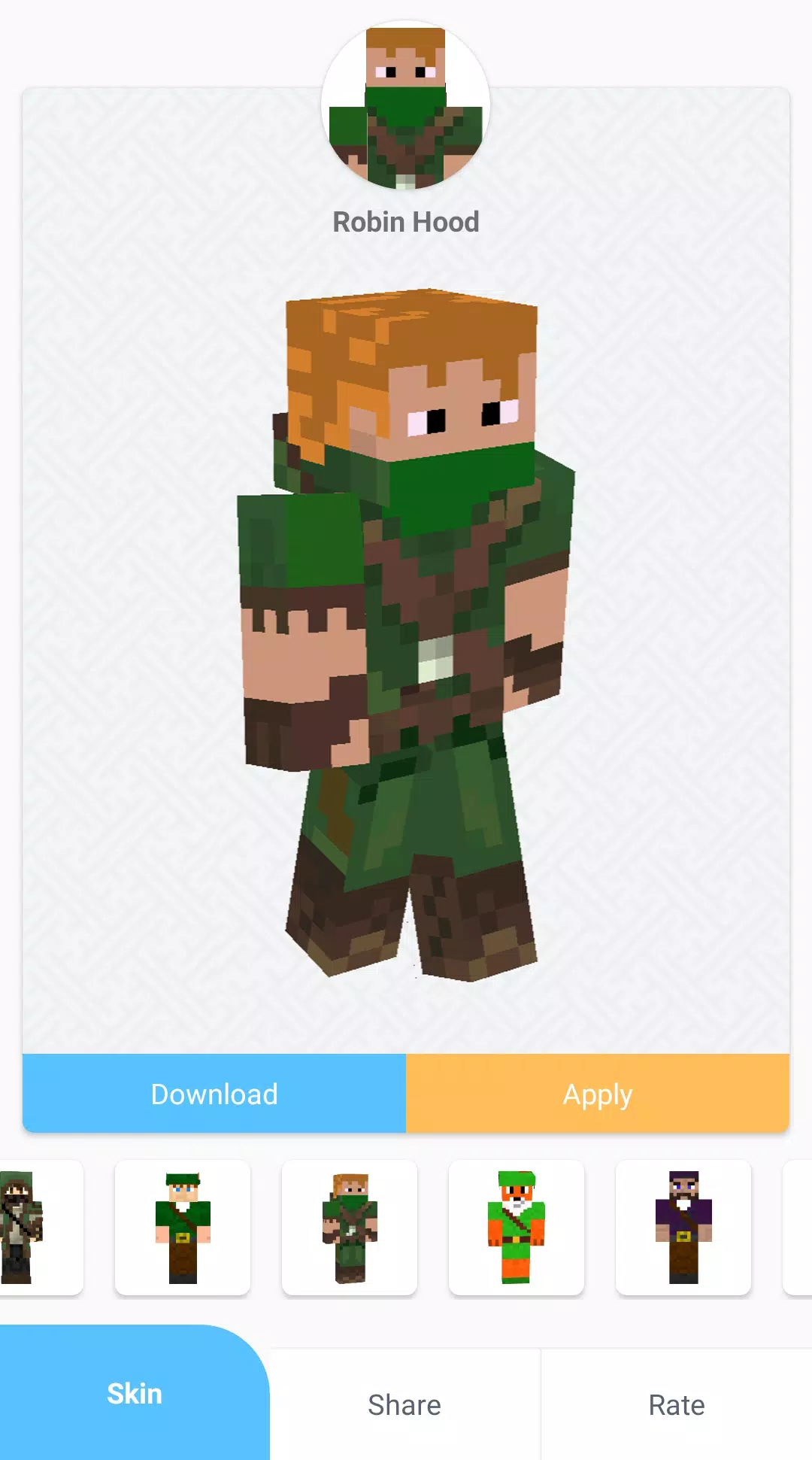 Robin Hood Gamer Skin for MCPE para Android - Download
