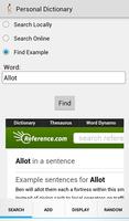Personal Dictionary screenshot 1