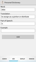 Personal Dictionary screenshot 2