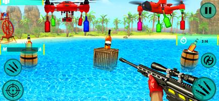 Flip Bottle Shooting Games ảnh chụp màn hình 1