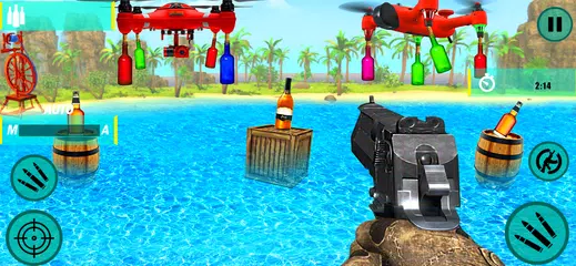 Baixar Flip Bottle Shooting Games XAPK