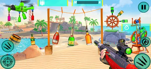 Baixar Flip Bottle Shooting Games XAPK